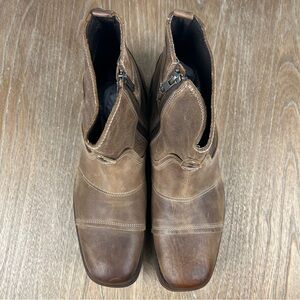 544 Bed Stu BURST Men's Brown Leather Casual Ankle Boots 12